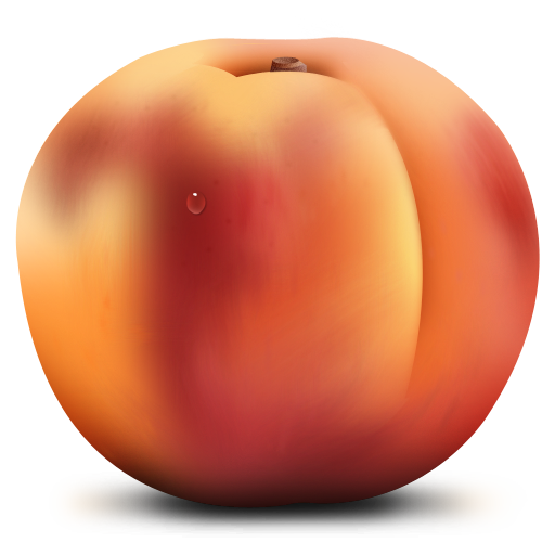 Fruit, Peach Icon