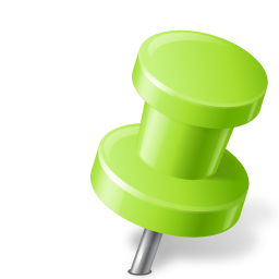 Chartreuse Map Marker Pin Push Right Icon Download Free Icons