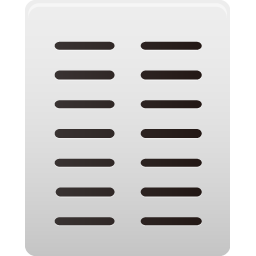 Columns, Text Icon