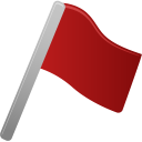 Flag, Red Icon