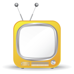Mini, Tv, Yellow Icon