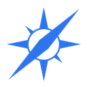 Blue, Safari Icon