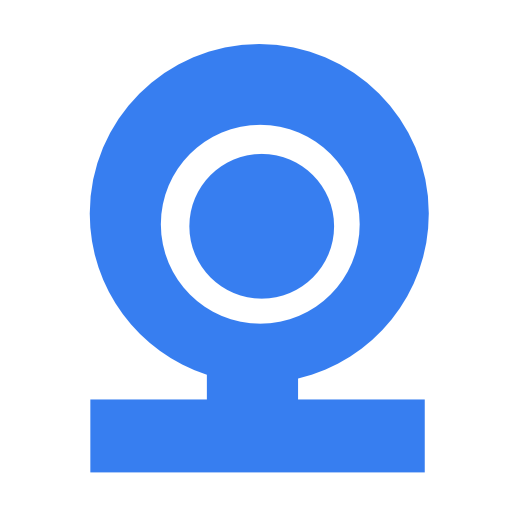 Blue, Webcam Icon