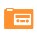 Music, Orange Icon