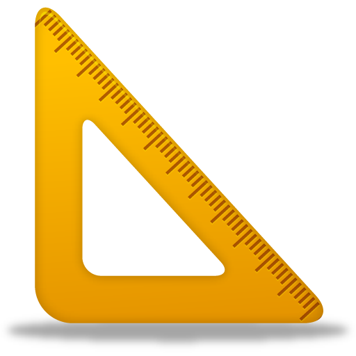 Ruler, Triangle Icon