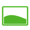 Desktop, Green Icon