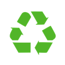 Green, Recycling Icon