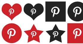 W3 Bits Pinterest Icons