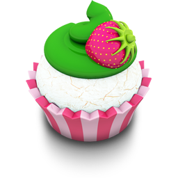 Cupcake, Vanilla Icon