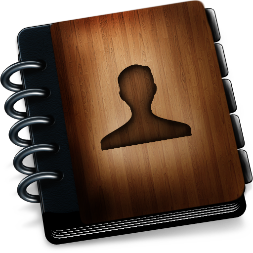 Contactsb, Wooden Icon