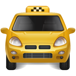 Taxi, Yellow Icon