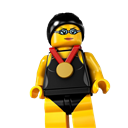 Lego, Swimmer Icon