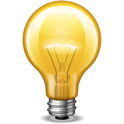 Bulb, Light, Yellow Icon