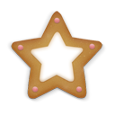 Christmas, Cookie, Star Icon