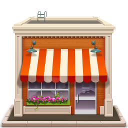 Building, Shop Icon