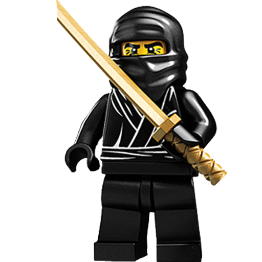 Black, Lego, Ninja Icon