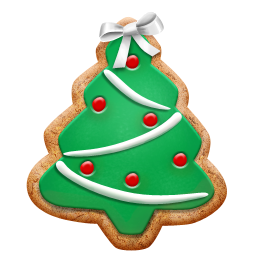 Christmas, Cookie, Tree Icon