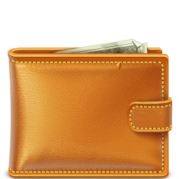 Leather, Wallet Icon