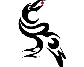 animal,bird,complex,crow,curves logo