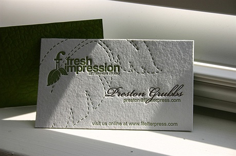 Fresh Impression Card business card