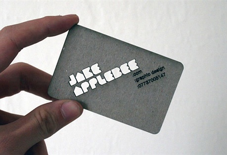 Laser Cut Business Cards business card