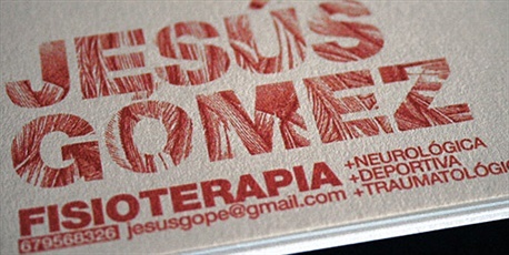 Fisioterapia business card