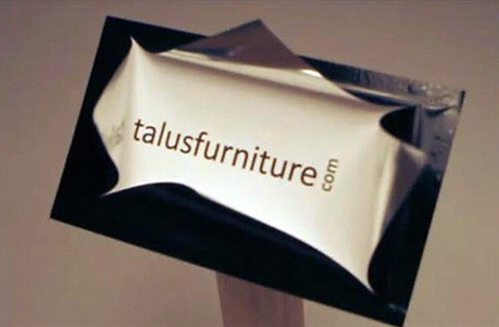 Talus Furniture Business Card business card