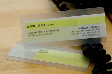 Catalyst Studios business card