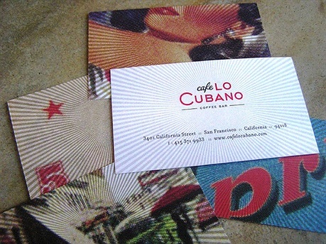 Cafe Lo Cubano business card
