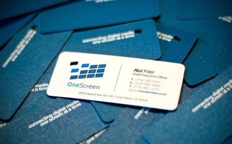 OneScreen business card