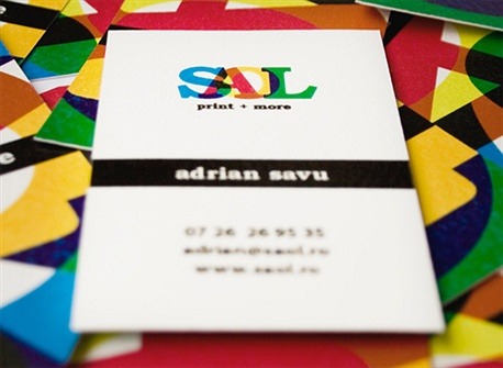 Saol Print business card