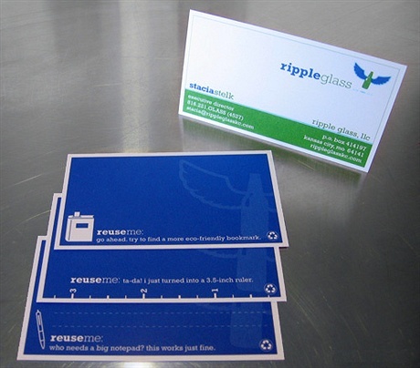 eco friendly,multi color,recycled paper business card
