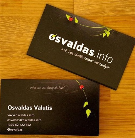 fancy,contrast color,stylish business card