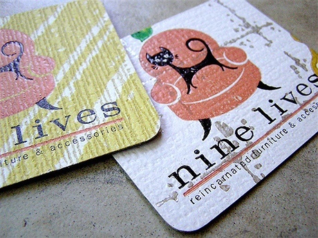 multi color,stylish business card