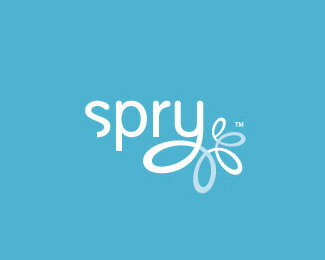 ribbon,spry logo