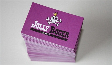 Jolly Roger Comic Style Card business card