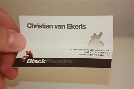 Black Rooster Internet Company business card