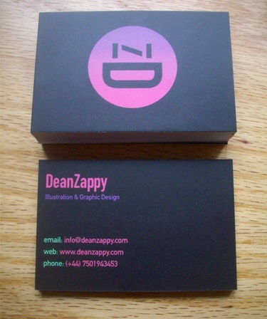 fluorescent,earthy surface,multi color business card