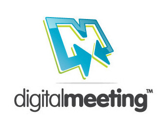 3d,arrow,digital,conference,meeting logo