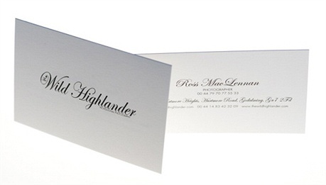 Wild Highlander business card