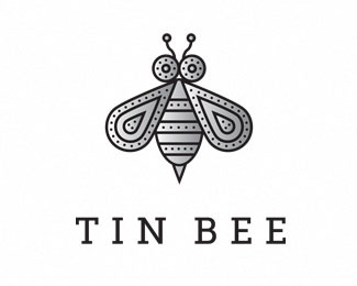 character,insect,bee logo