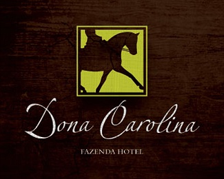 animal,horse,hotel,farm,handwritten logo