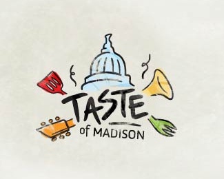 restaurant,sketch,taste logo
