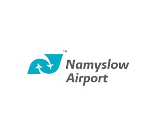 airport,plane logo