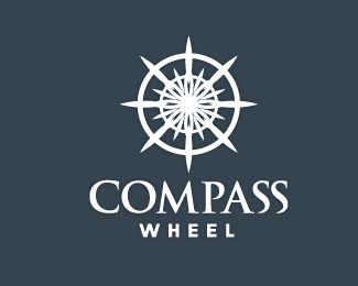 compass,round,wheel logo