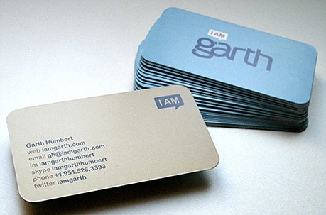 Garth Humbert business card
