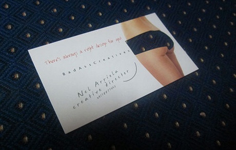 Die Cut Underwear Card business card