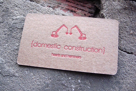 Domestic Construction business card