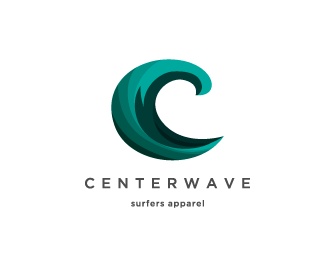 3d,wave,curves logo