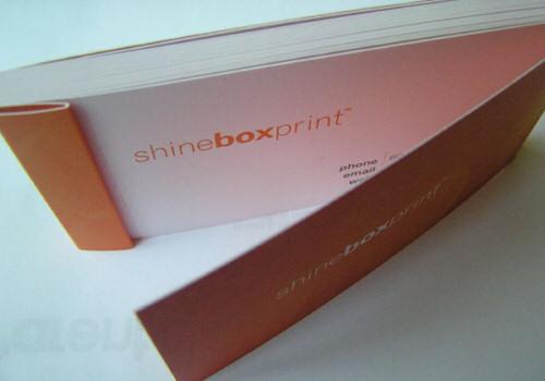 Shine Box Print business card